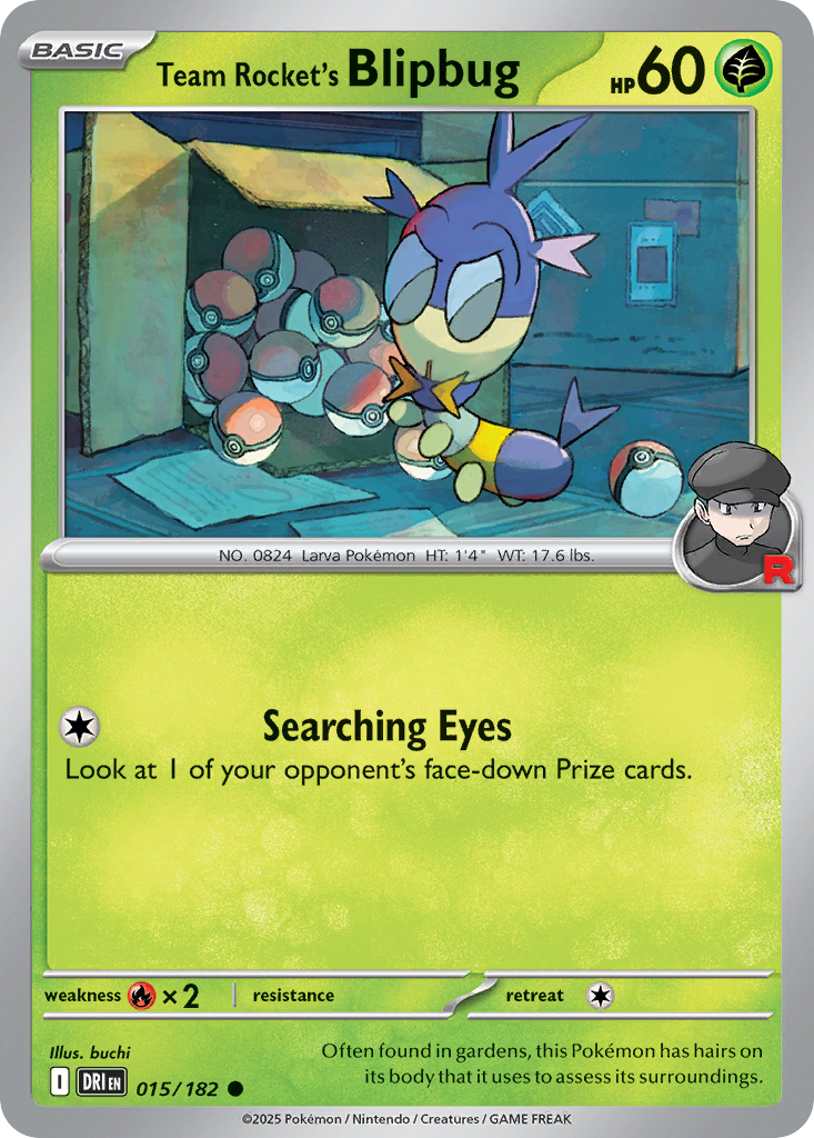 Team Rocket's Blipbug 015/182 Destined Rivals