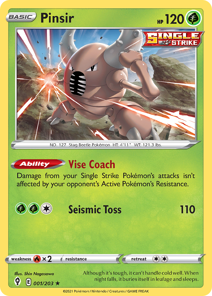 Pinsir 001/203 Evolving Skies