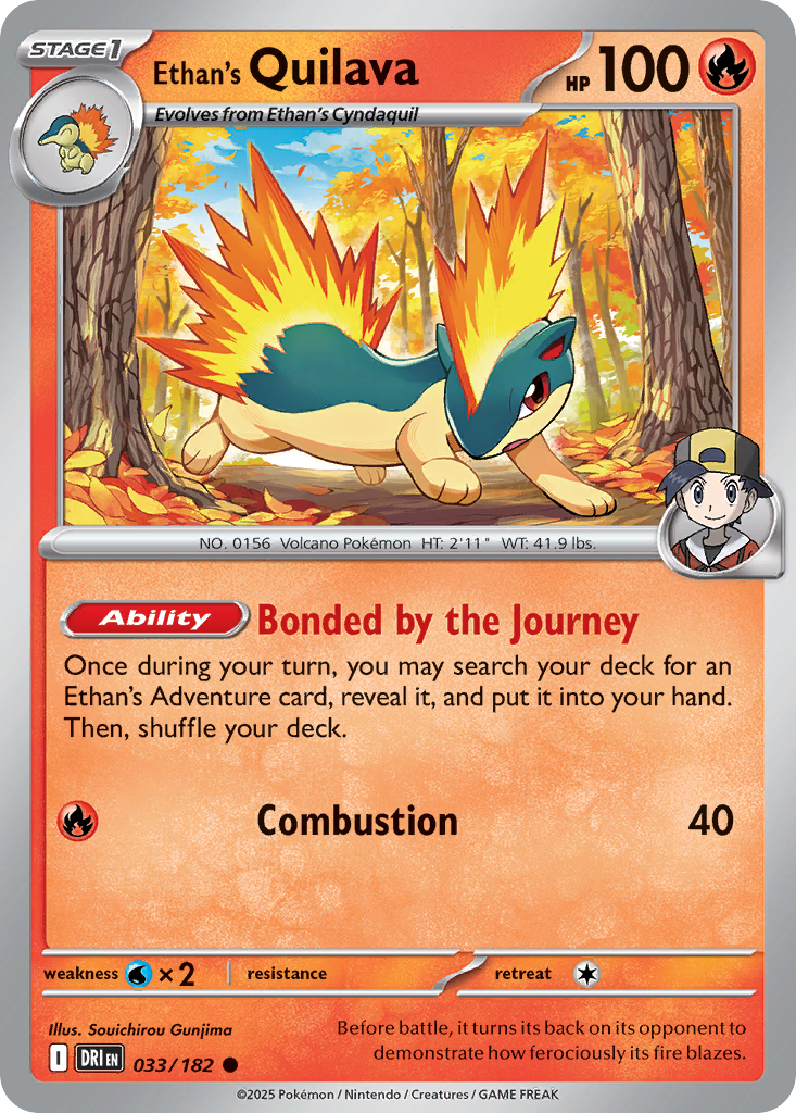 Ethan's Quilava 033/182 Destined Rivals