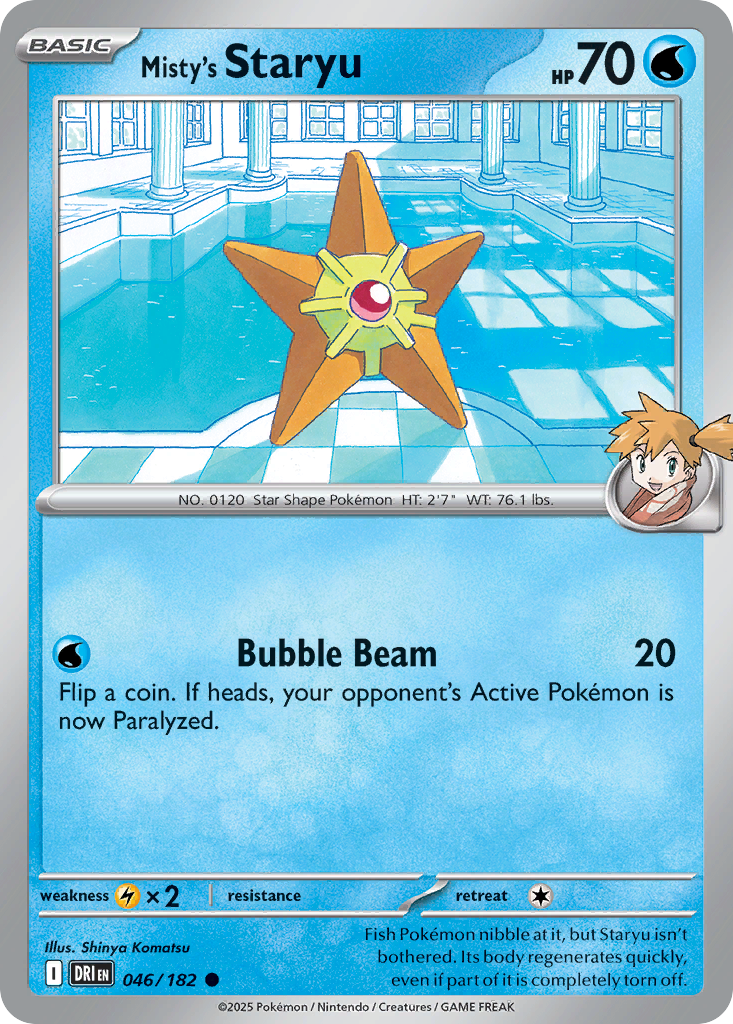 Misty's Staryu 046/182 Destined Rivals