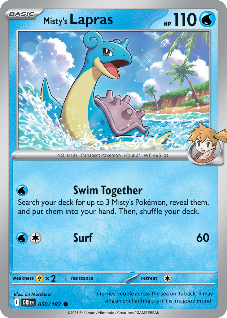 Misty's Lapras 050/182 Destined Rivals