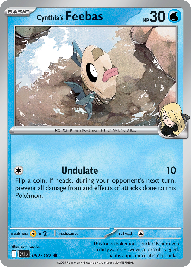 Cynthia's Feebas 052/182 Destined Rivals