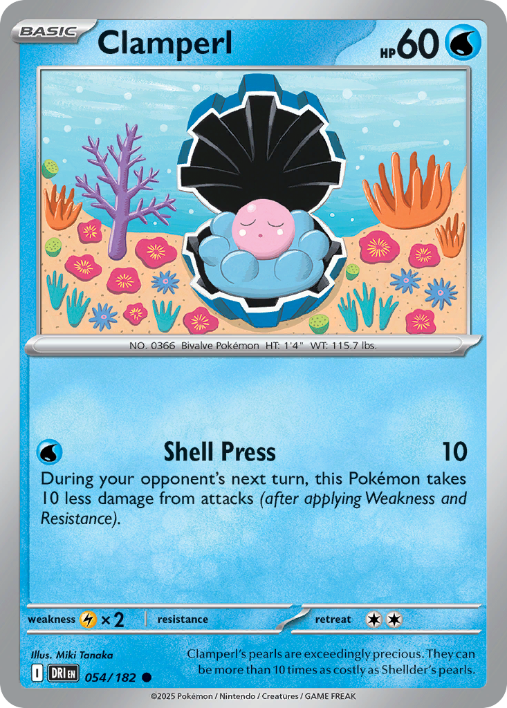 Clamperl 054/182 Destined Rivals