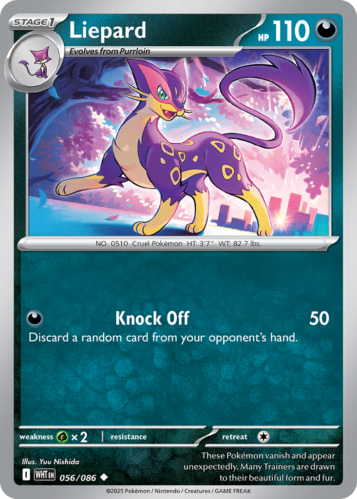 Liepard — White Flare 056/086 Pokémon card