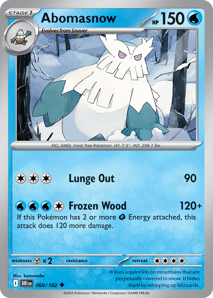Abomasnow 060/182 Destined Rivals
