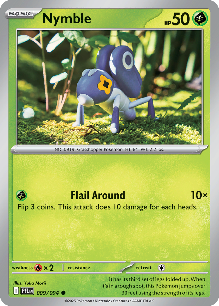 Nymble 009/094 — Phantasmal Flames Pokémon TCG