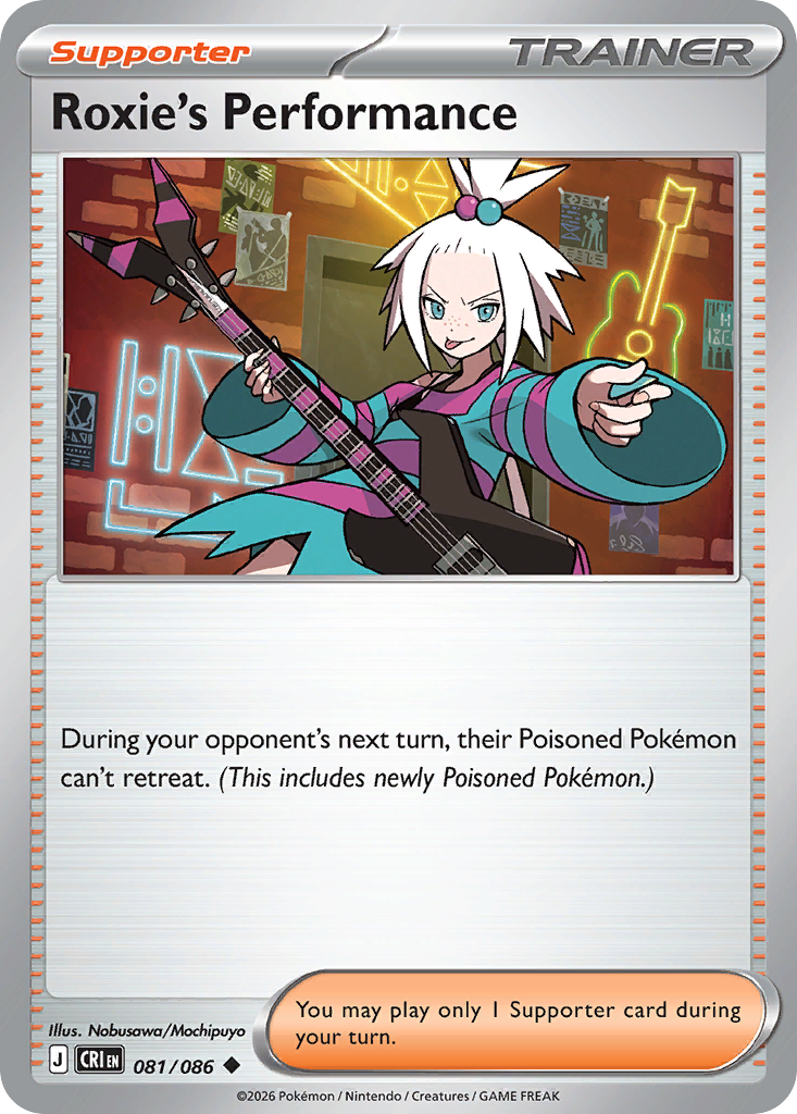 Roxie's Performance 081/086 — Chaos Rising Pokémon TCG