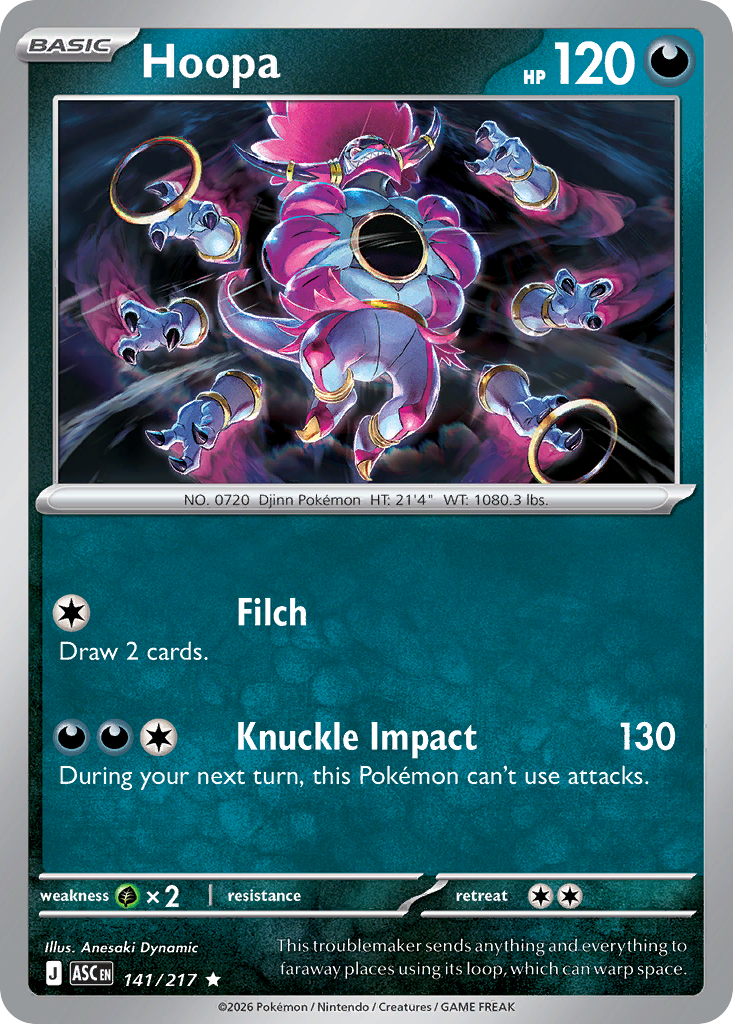 Hoopa — Ascended Heroes 141/217 Pokémon card