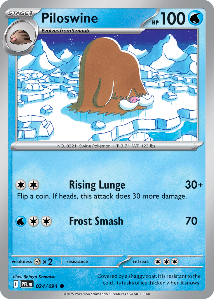 Piloswine 024/094 Phantasmal Flames
