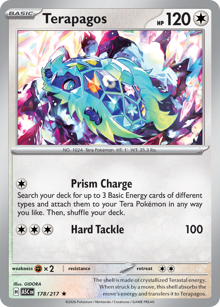Terapagos — Ascended Heroes 178/217 Pokémon card