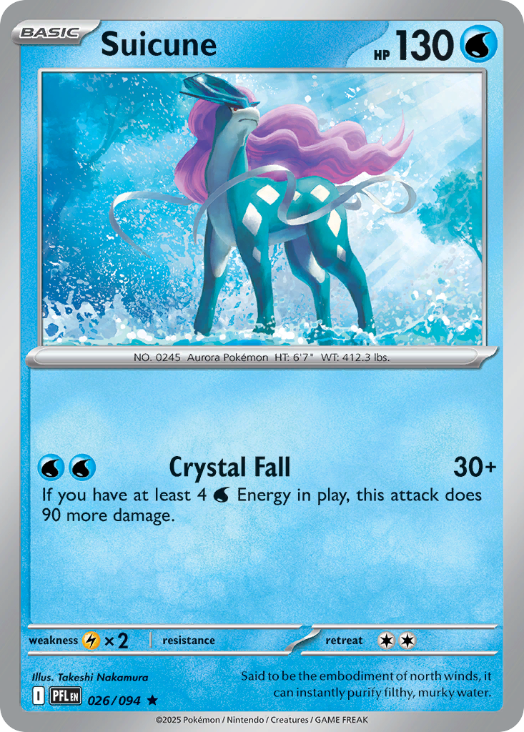 Suicune 026/094 Phantasmal Flames