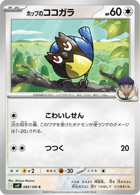 Hop's Rookidee (JP) [Battle Partners]