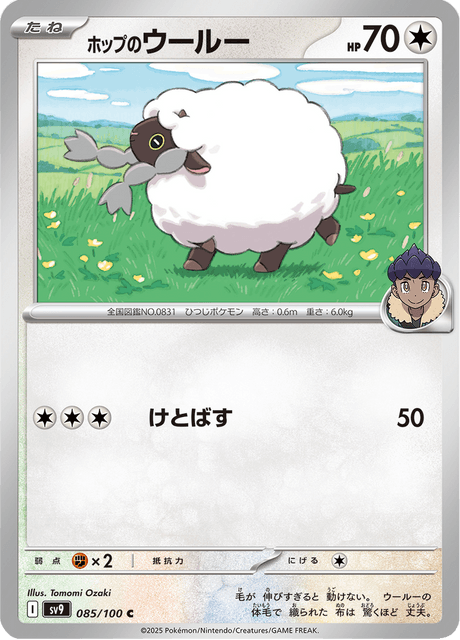 Hop's Wooloo (JP) [Battle Partners]
