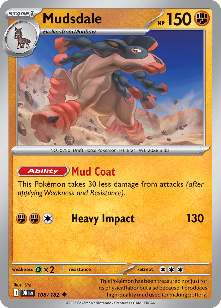 Mudsdale 108/182 Destined Rivals