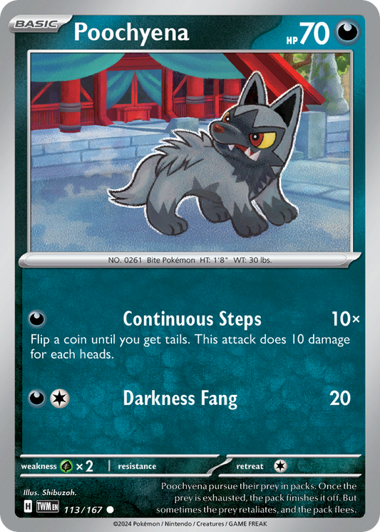 Poochyena 113/167 Twilight Masquerade
