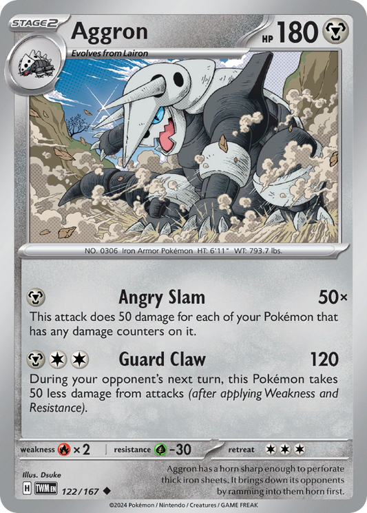Aggron 122/167 Twilight Masquerade