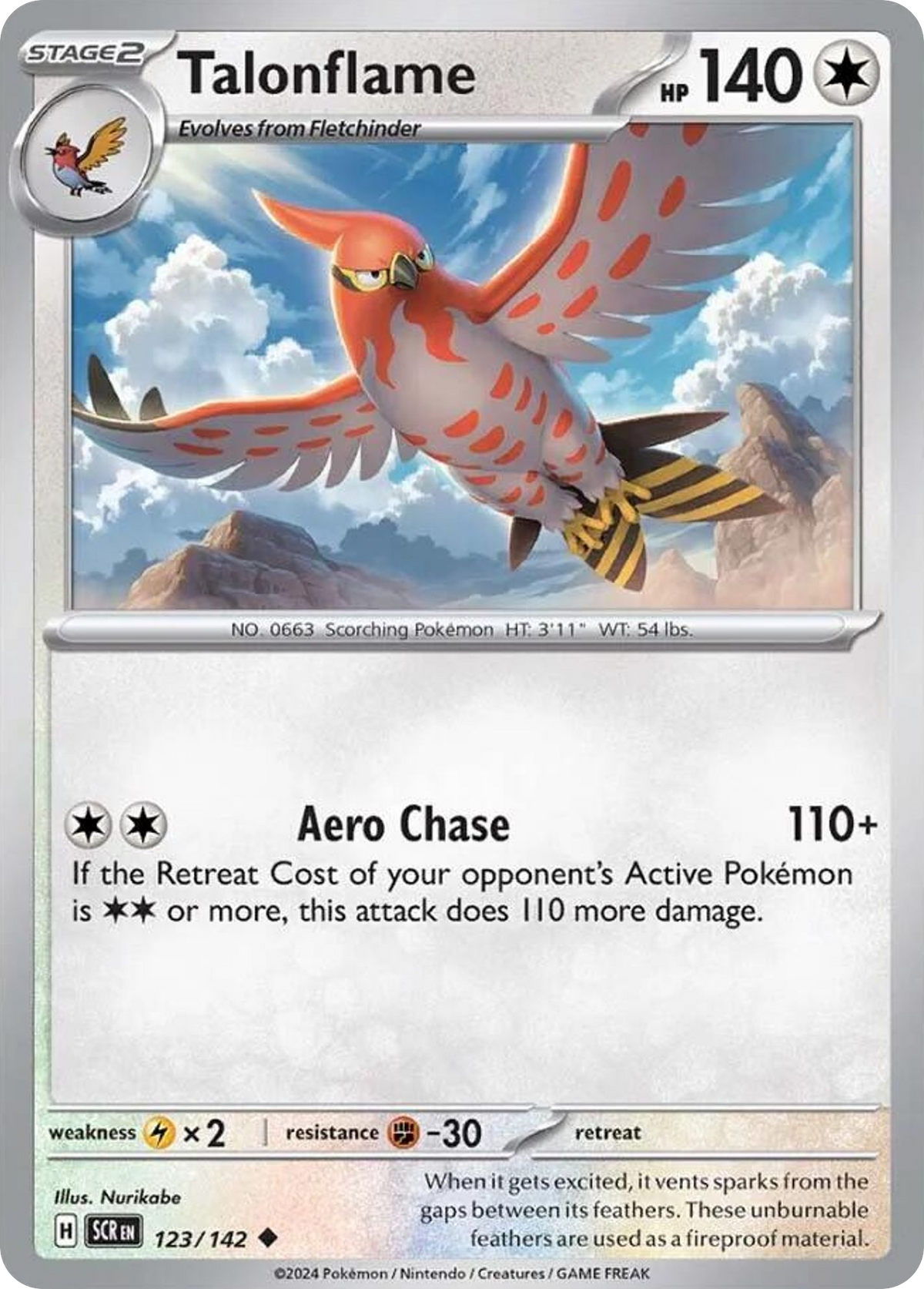 Talonflame 123/142 Stellar Crown