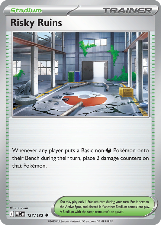 Risky Ruins 127/132 — Mega Evolution Pokémon TCG