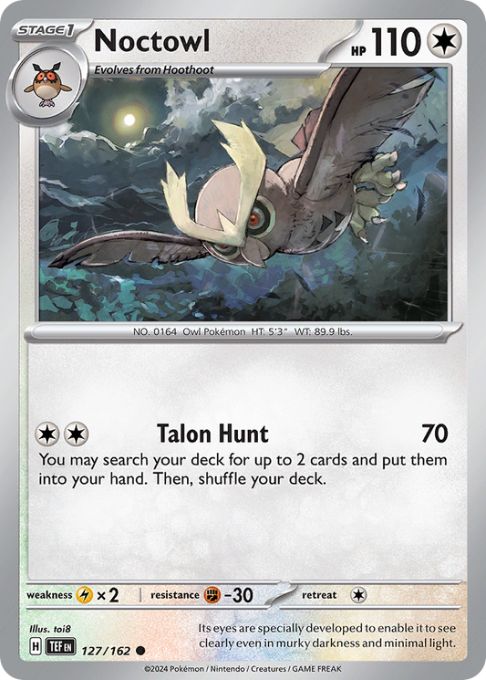 Noctowl 127/162 Temporal Forces