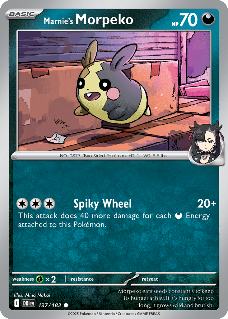 Marnie's Morpeko 137/182 Destined Rivals