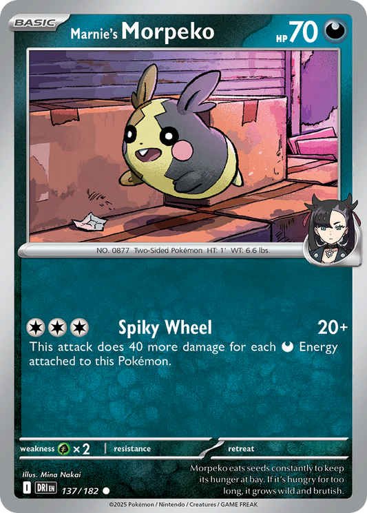 Marnie's Morpeko 137/182 Destined Rivals