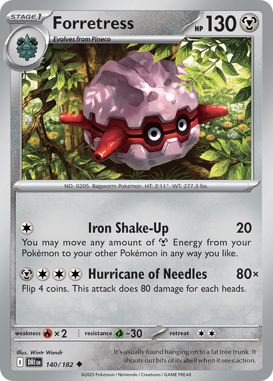 Forretress 140/182 Destined Rivals