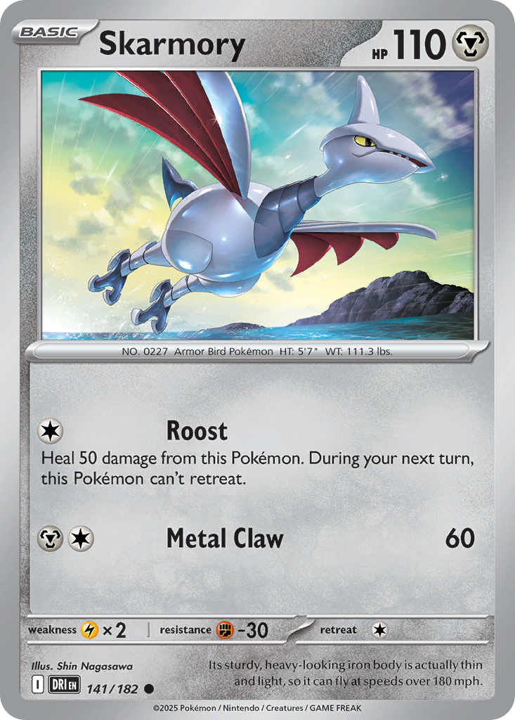 Skarmory 141/182 Destined Rivals