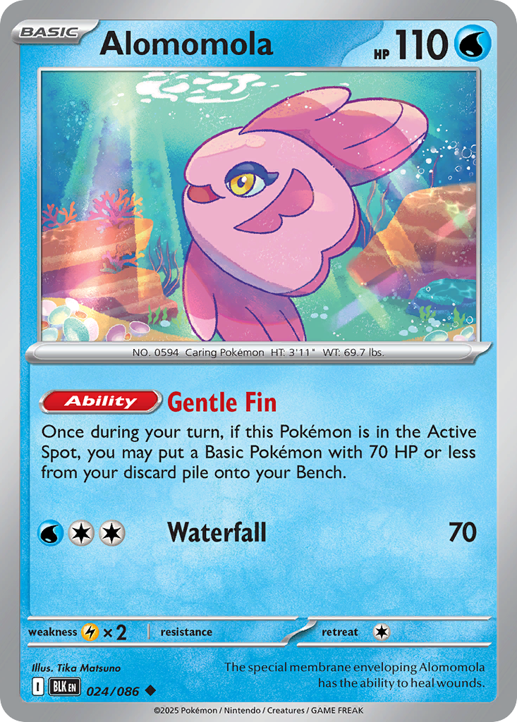 Alomomola 024/086 — Black Bolt Pokémon TCG