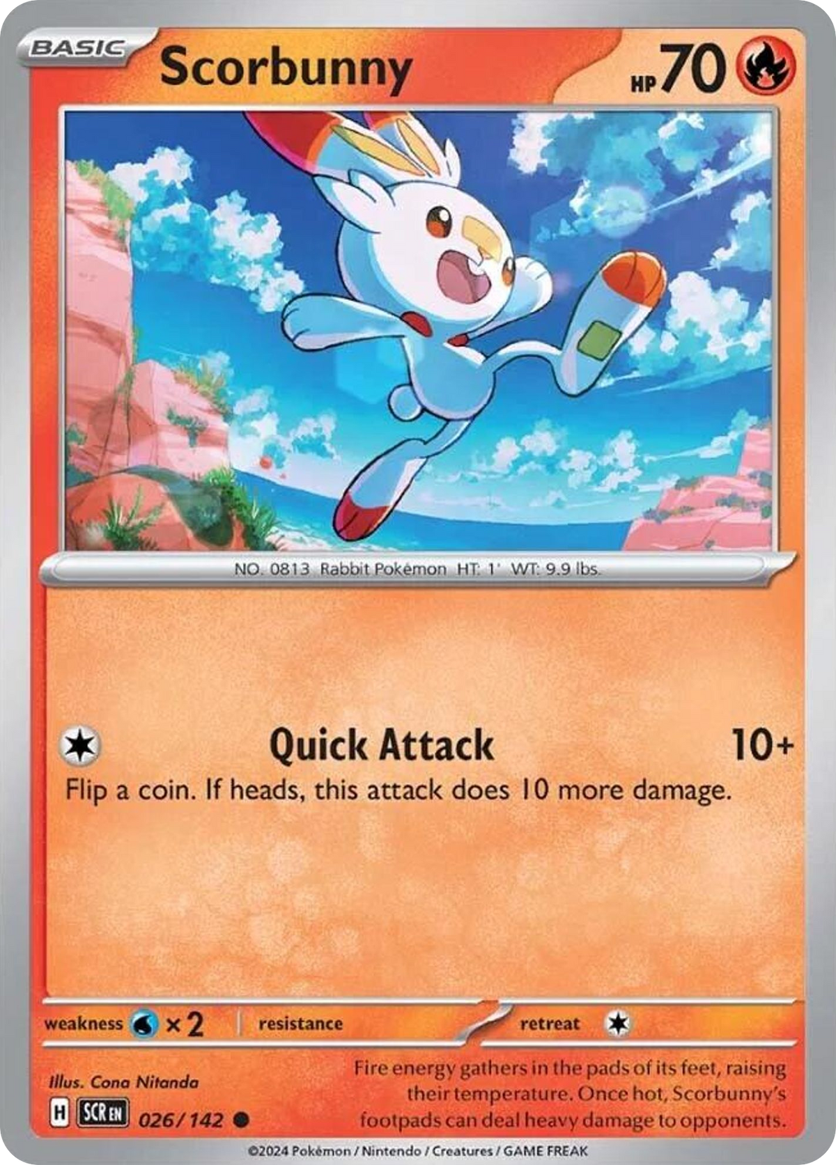 Scorbunny 026/142 Stellar Crown