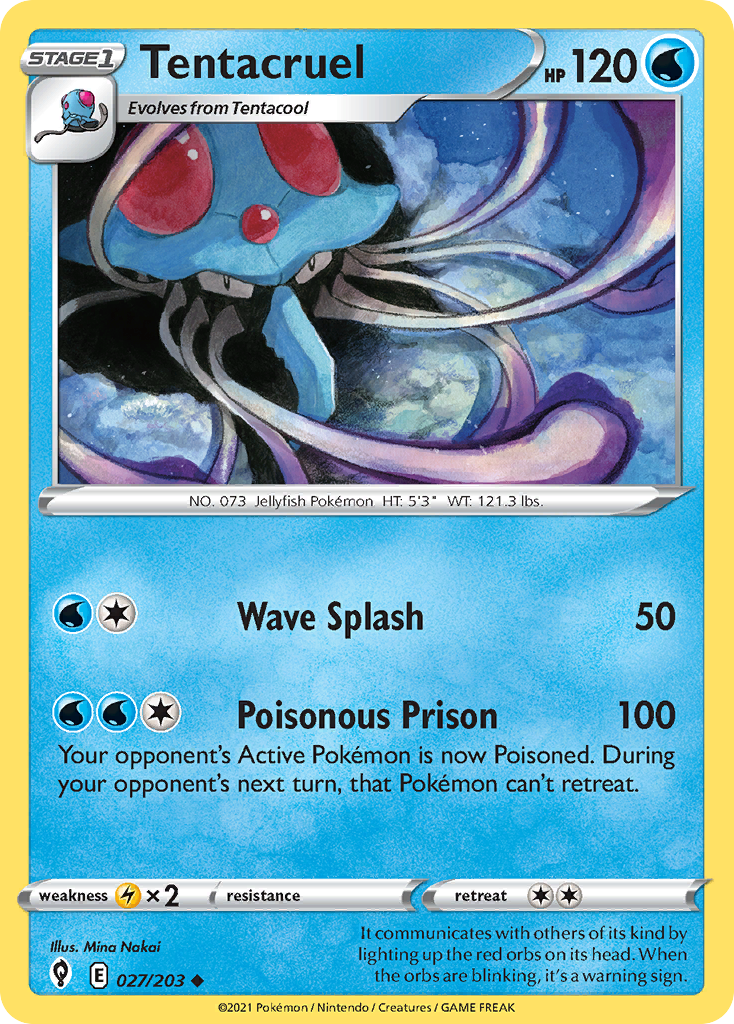 Tentacruel 027/203 Evolving Skies