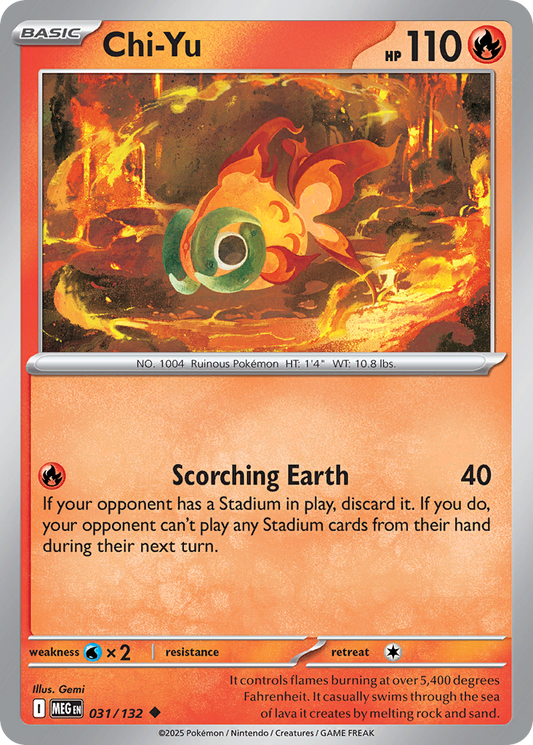 Chi-Yu 031/132 Mega Evolution