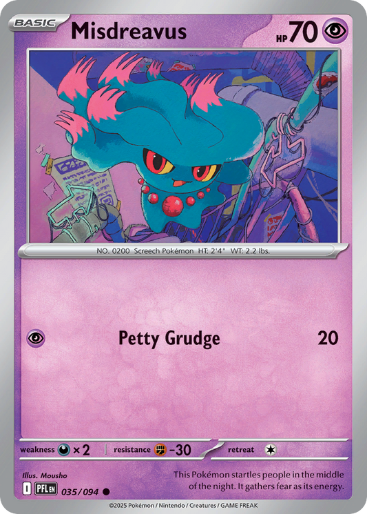 Misdreavus 035/094 — Phantasmal Flames Pokémon TCG