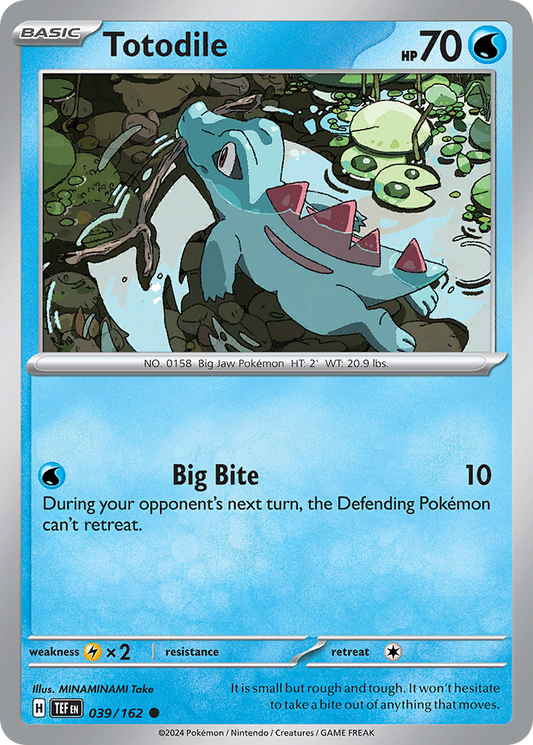 Totodile 039/162 Temporal Forces