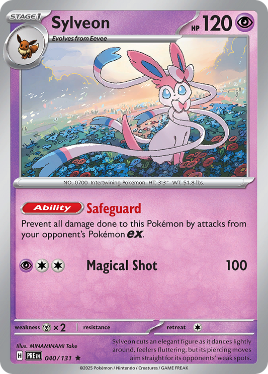 Sylveon — Prismatic Evolutions 040/131 Pokémon card
