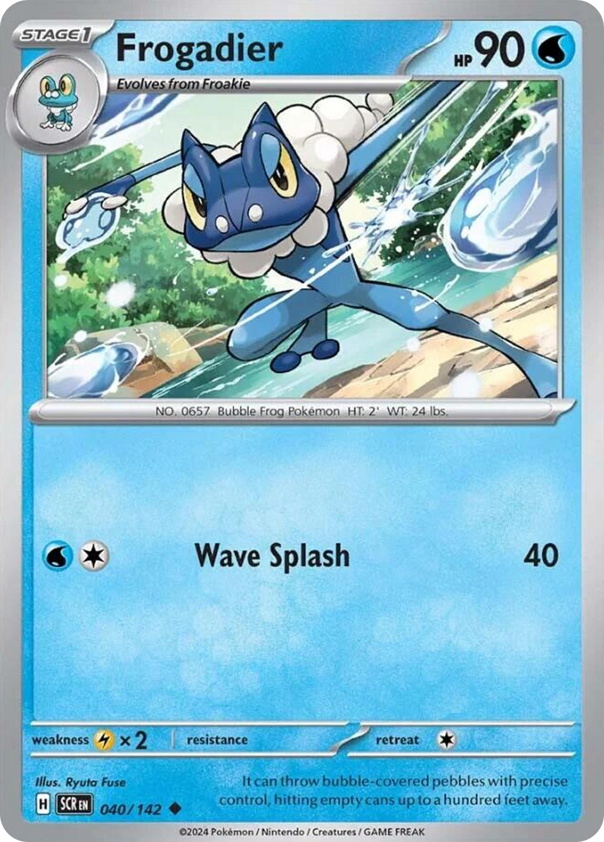 Frogadier 040/142 Stellar Crown
