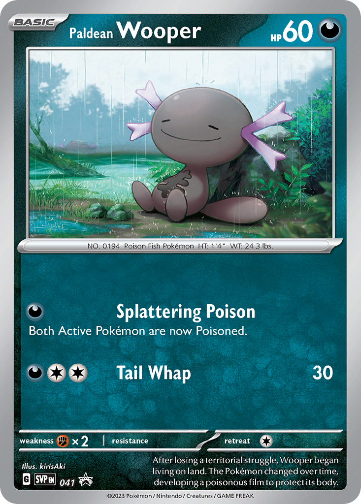 Paldean Wooper 41 Scarlet & Violet Promos