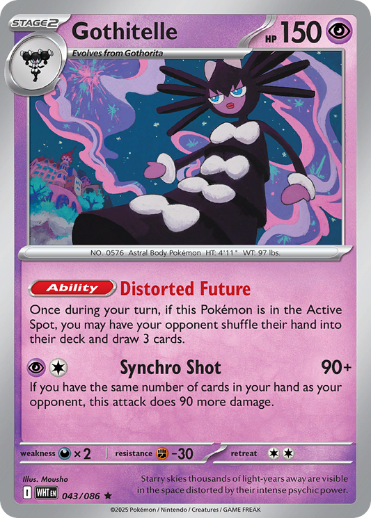 Gothitelle — White Flare 043/086 Pokémon card