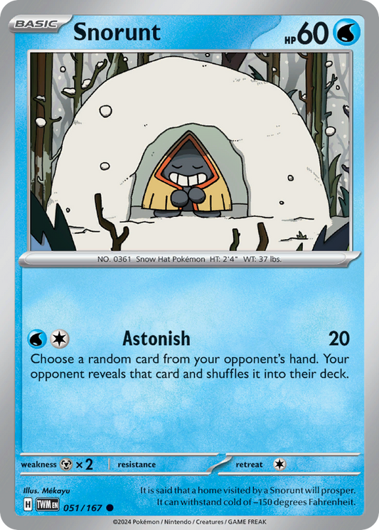 Snorunt 051/167 Twilight Masquerade