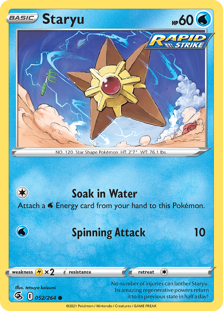 Staryu 052/264 Fusion Strike