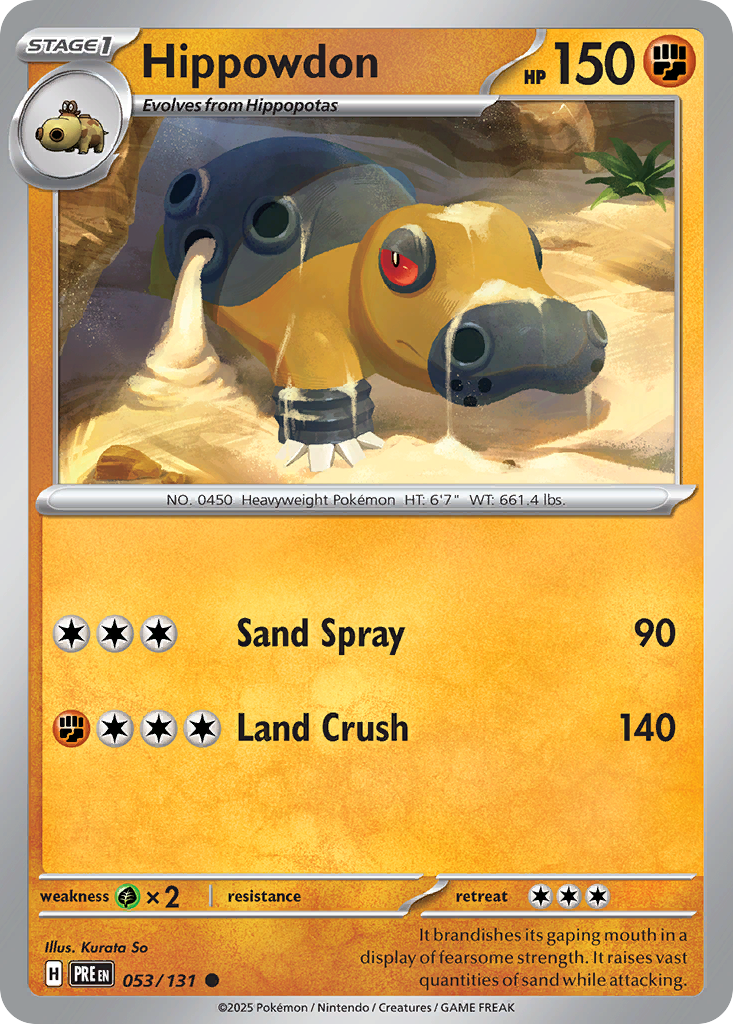 Hippowdon [Prismatic Evolutions]