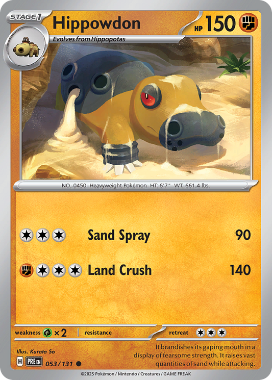 Hippowdon [Prismatic Evolutions]