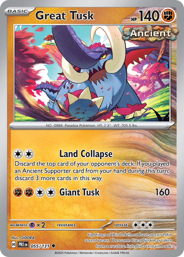 Great Tusk [Prismatic Evolutions]