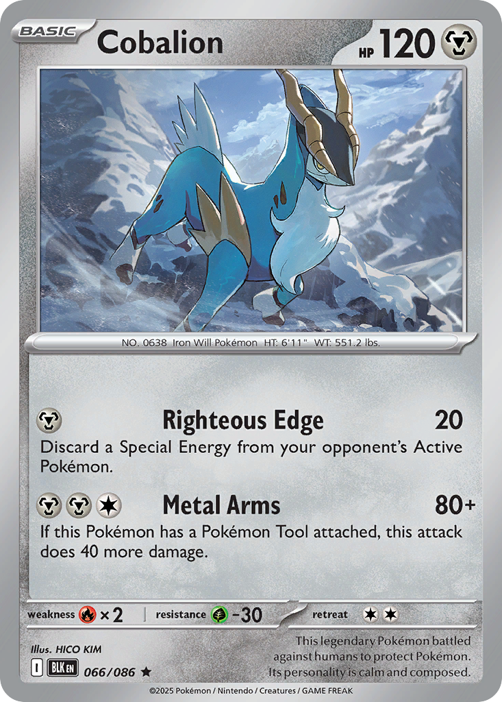 Cobalion 066/086 Black Bolt