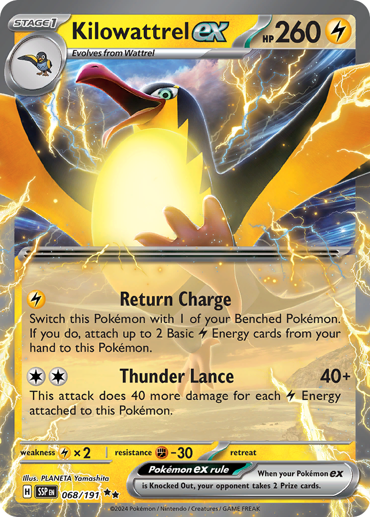 Kilowattrel ex [Surging Sparks]