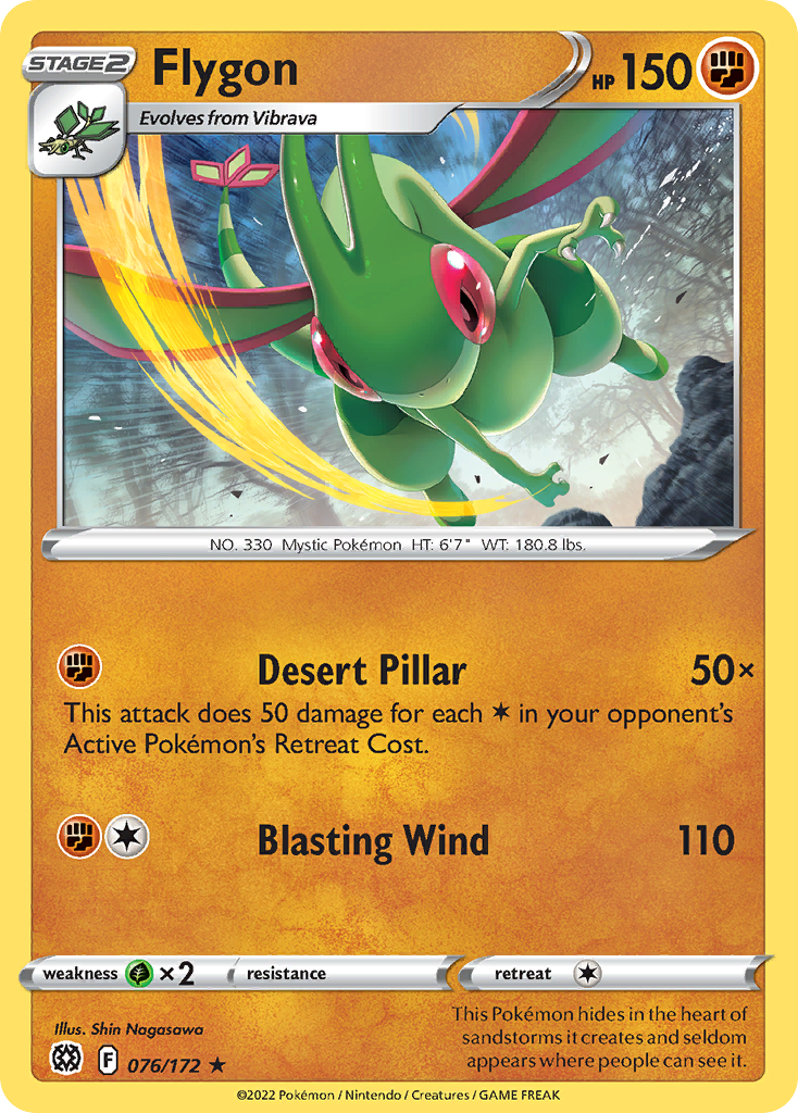 Flygon 076/172 Brilliant Stars