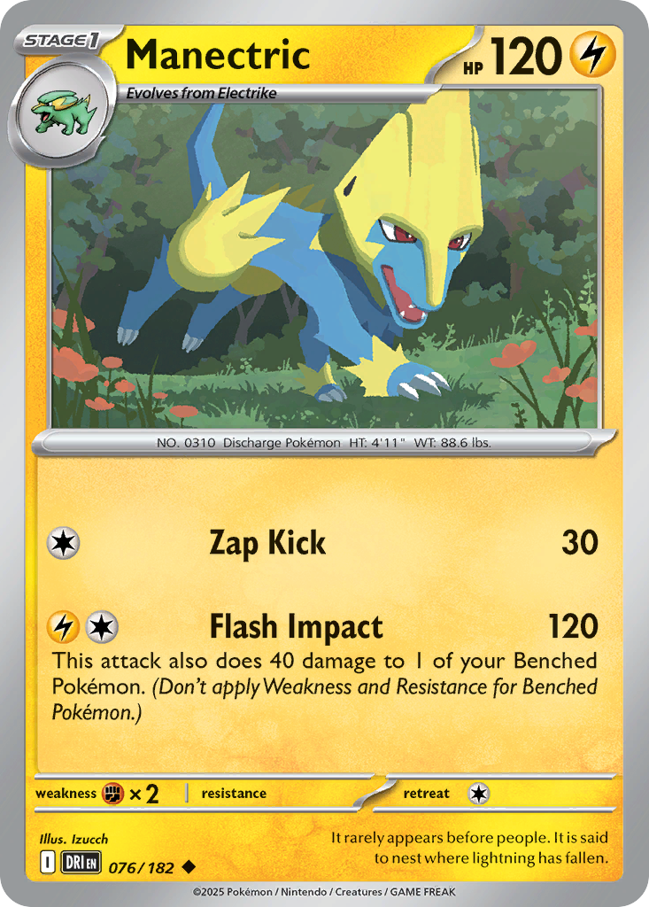 Manectric 076/182 Destined Rivals