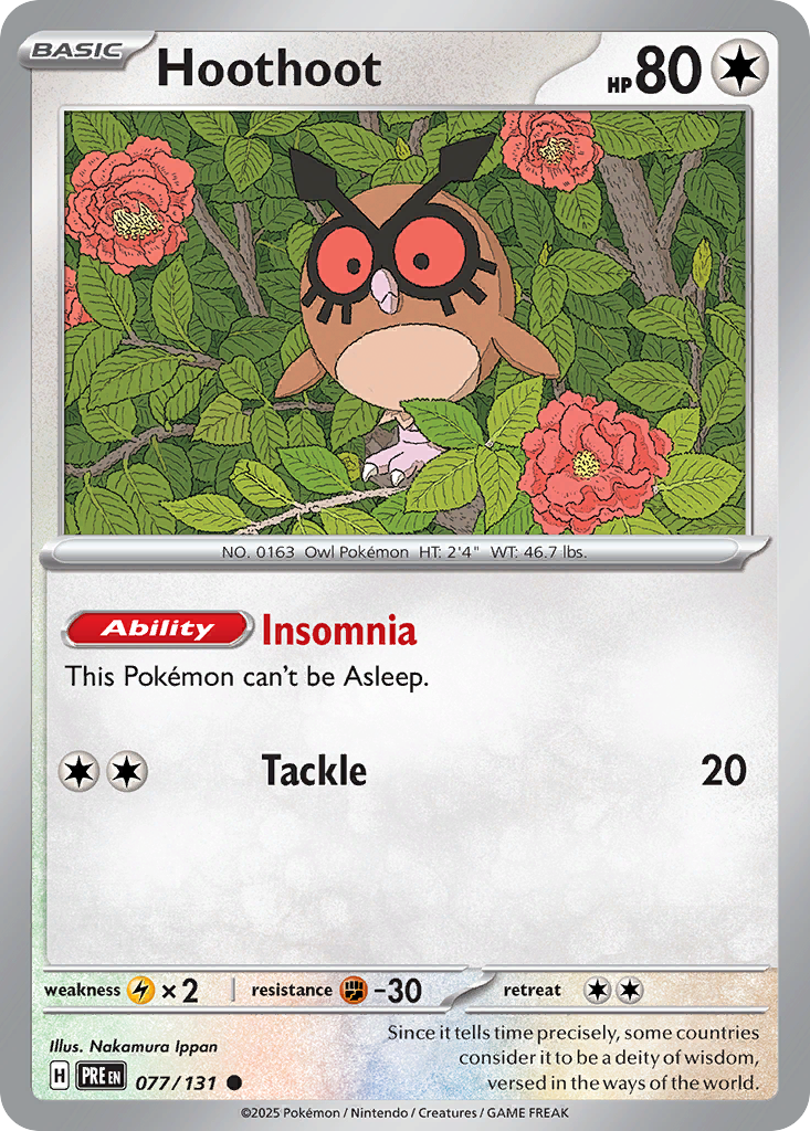 Hoothoot [Prismatic Evolutions]