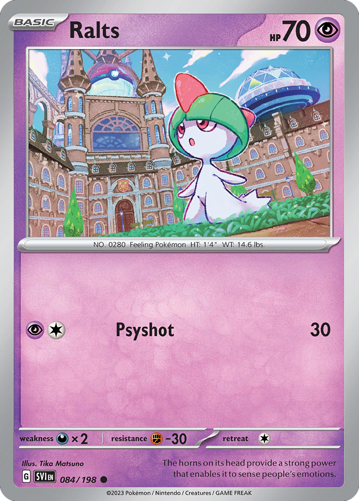 Ralts 084/198 — Scarlet & Violet Pokémon TCG