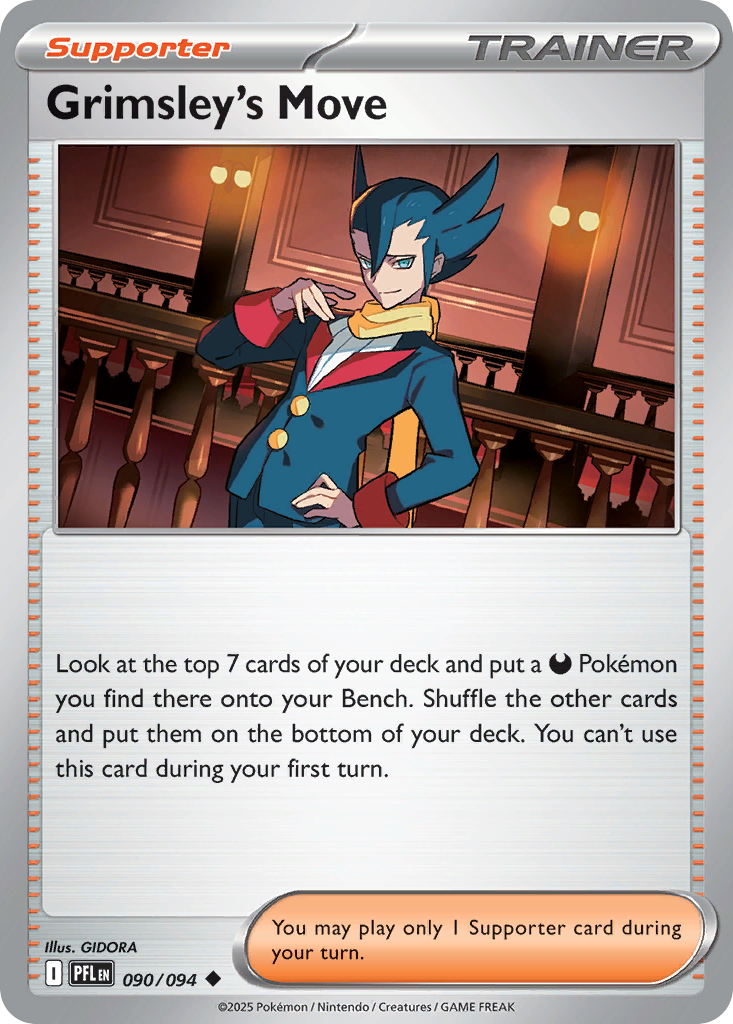 Grimsley's Move 090/094 — Phantasmal Flames Pokémon TCG