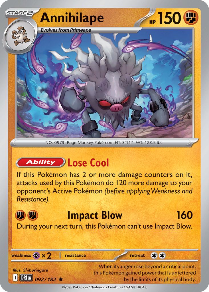 Annihilape 092/182 Destined Rivals